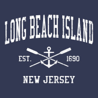 Long Beach Island Nj Vintage Crossed Oars & Boat Anchor Spor Heavyweight Hoodie | Teevron