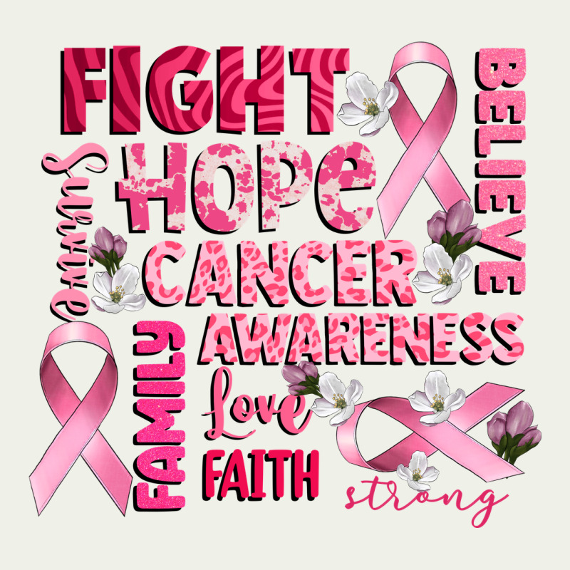 Cancer Awareness Fight Believe Hope Survive Urban Heavy Tee by CowGirlArtShop | Teevron
