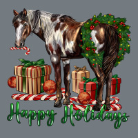 Happy Holidays Mustang Horse Heavyweight Sweatshirt | Teevron