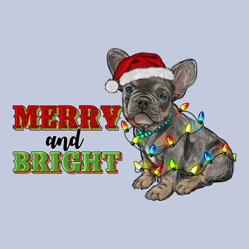 Merry And Bright French Bulldog Long Sleeve Tee by RanaPortraitStore | Teevron