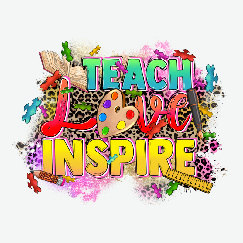 Teach Love Inspire Urban Heavy Tee by CowGirlArtShop | Teevron