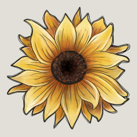 Watercolor Sunflower Heavy Core Tee | Teevron