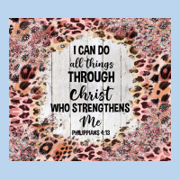 I Can Do All Things With Leopard And Glitter Classic Tee | Teevron