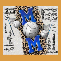 Volleyball Mom Blue Mother's Day Urban Heavy Tee | Teevron
