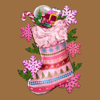 Pink Christmas Socks Vintage Tee | Teevron