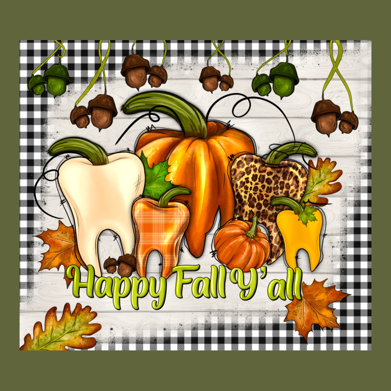 Happy Fall Y'all Teeth Classic Tee by TumblerDesignByShophia | Teevron