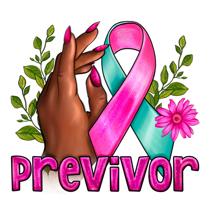Previvor Breast Cancer Ladies Tee by NancyCooperArtShop | Teevron