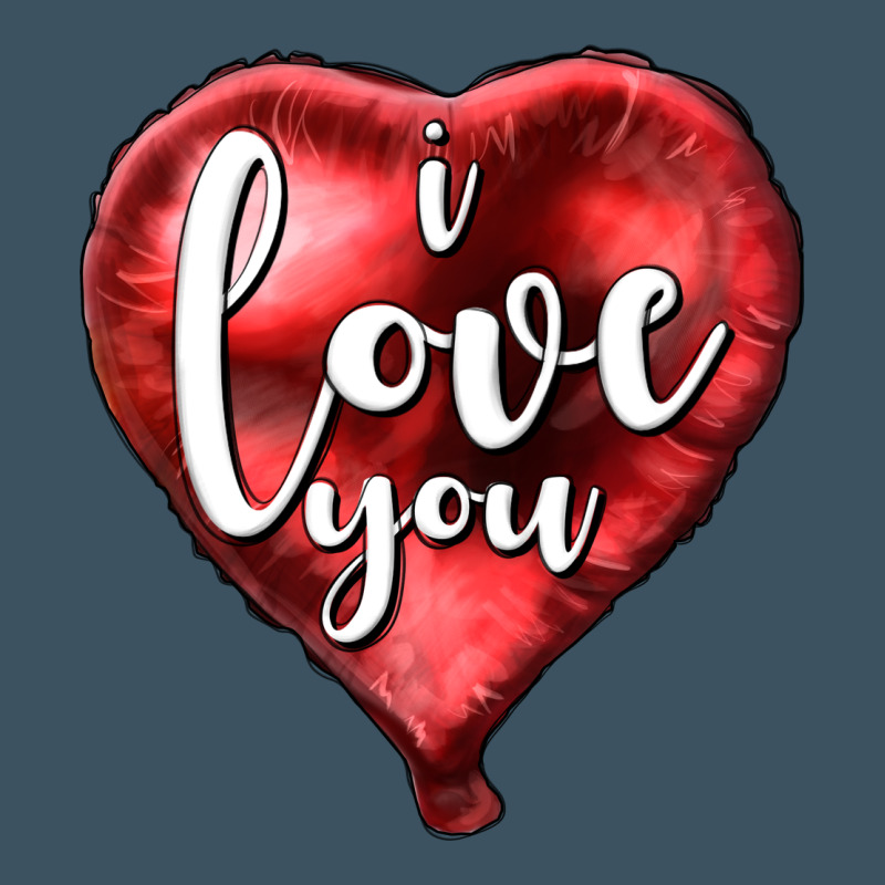 I Love You Heart Balloon Valentine's Day Urban Heavy Tee by HowdyJamesFarm | Teevron