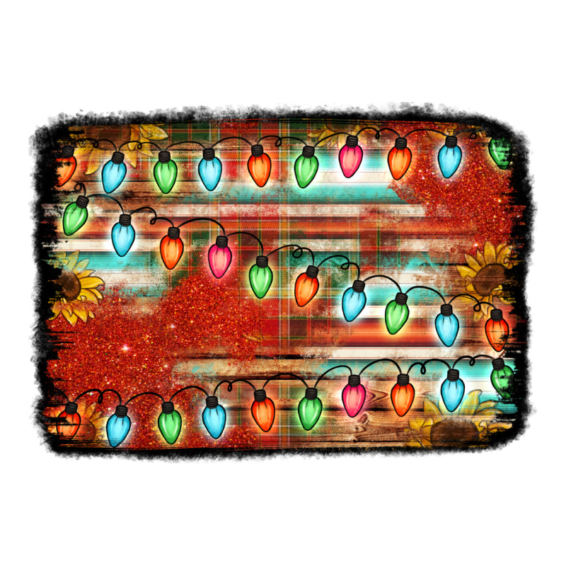 Christmas Serape Sunflower Background Premium Tee by Jasminsmagicworld | Teevron