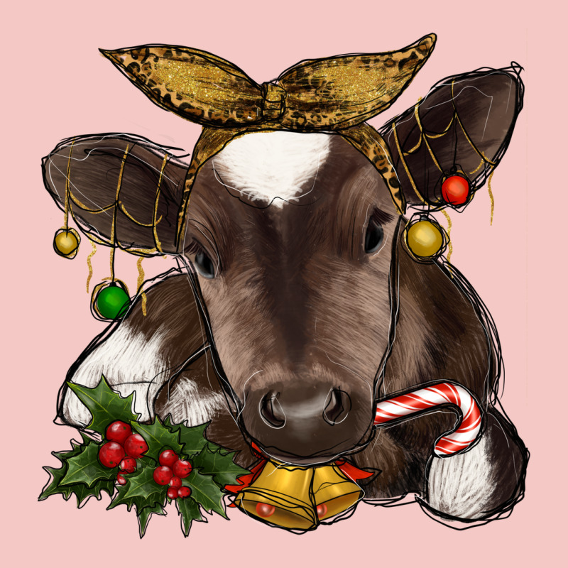 Christmas Baby Cow Urban Heavy Tee by RanaPortraitStore | Teevron