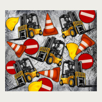 Forklift Tumbler Zipper Hoodie | Teevron