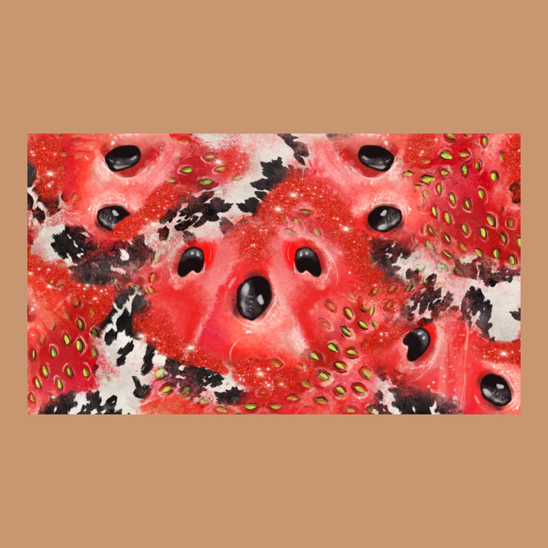 Watermelon Strawberry Cowhide Cup Heavyweight Hoodie by BarkalooDesign | Teevron
