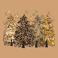 Merry Christmas Leopard Trees Vintage Tee | Teevron