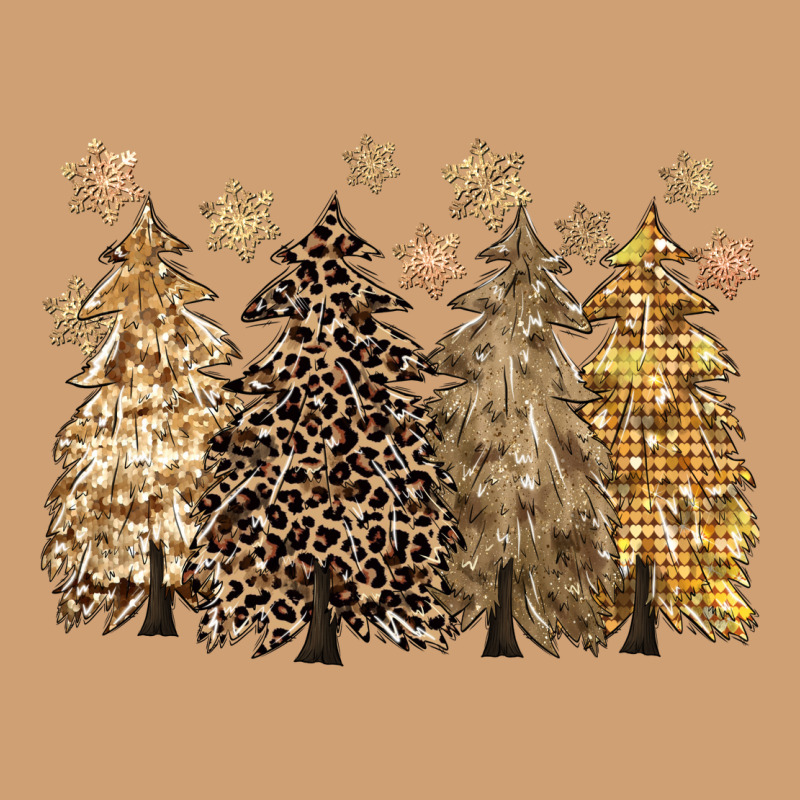 Merry Christmas Leopard Trees Vintage Tee by CowGirlArtShop | Teevron