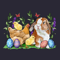 Easter Bunny And Chicks With Floral Vintage Tee | Teevron