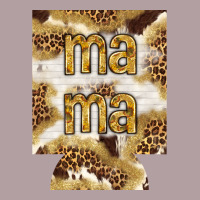 Mama With Leopard And Cowhide Regular Can Cooler Vintage Hoodie | Teevron