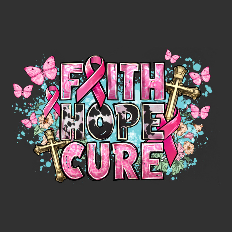 Faith Hope Cure Cancer Awareness Urban Heavy Tee by HowdyJamesFarm | Teevron