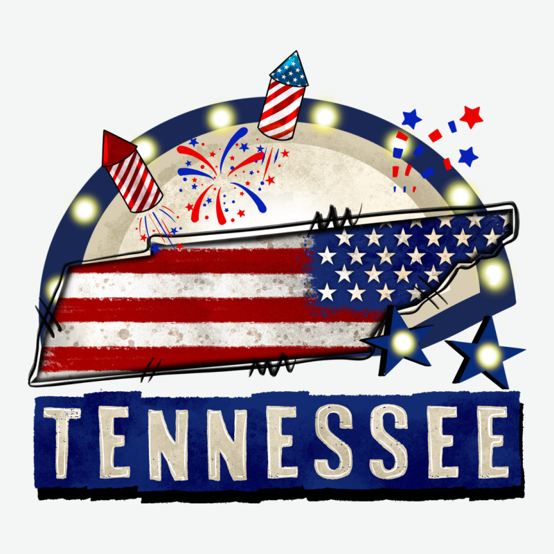 Tennessee 4th Of July Urban Heavy Tee by CowGirlArtShop | Teevron
