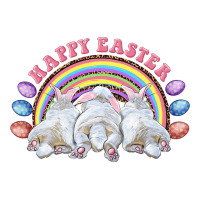 Happy easter bunny tails | Teevron