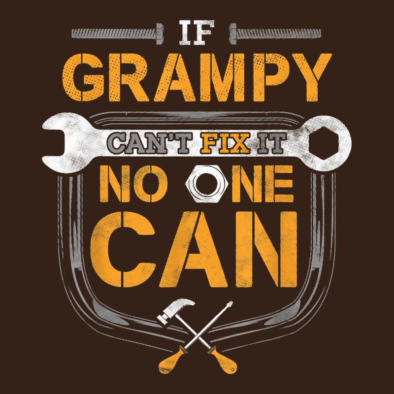 Mens Grampy Funny Handyman Fix It Fathers Day Gift Heavy Core Tee by longCreatives | Teevron