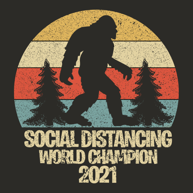 Bigfoot Social Distancing World Champion Heavy Core Tee by Bettercallsaul | Teevron