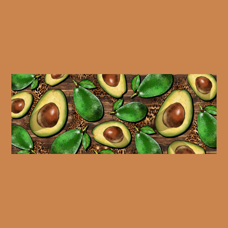Avocados With Wood And Leopard Background 11 Oz Mug Heavyweight Hoodie by BarkalooDesign | Teevron
