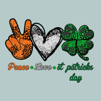 Peace Love St Patrick's Day Heavy Core Tee | Teevron