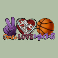 Peace Love Basketball Urban Heavy Tee | Teevron
