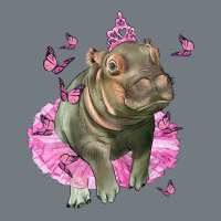 Baby Hippo With Tutu Heavyweight Sweatshirt | Teevron
