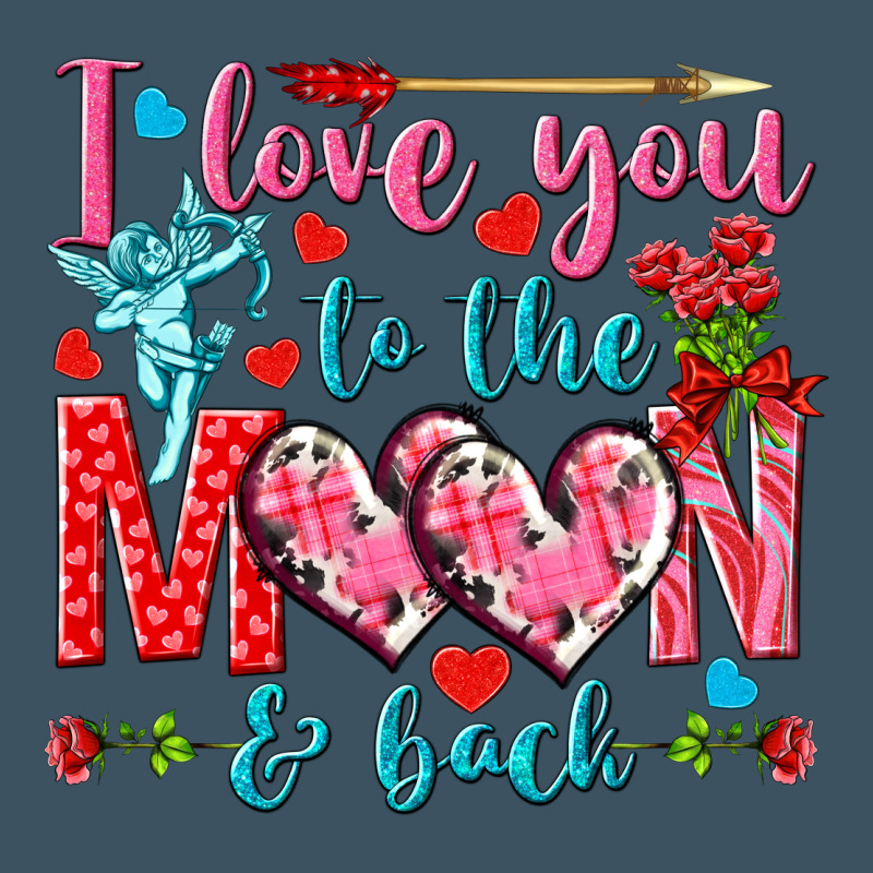 I Love You To The Moon And Back Valentine's Day Urban Heavy Tee by HowdyJamesFarm | Teevron