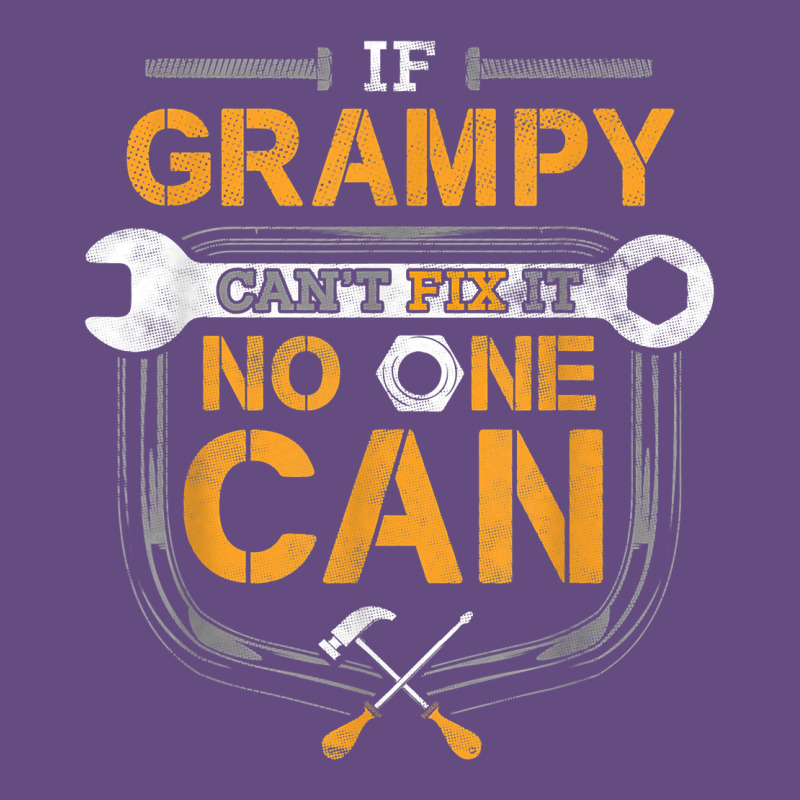 Mens Grampy Funny Handyman Fix It Fathers Day Gift Vintage Hoodie by longCreatives | Teevron