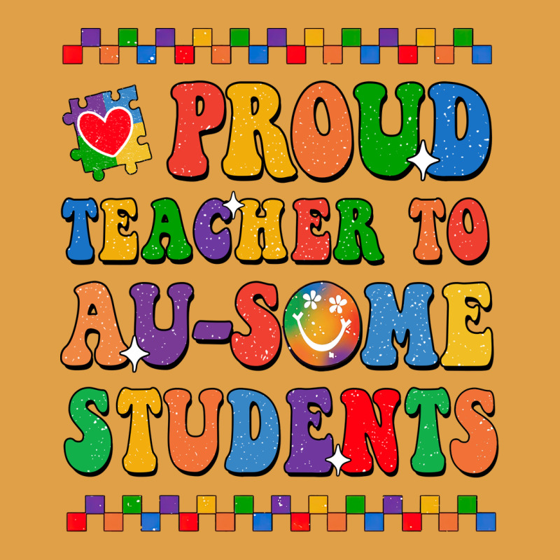 Proud Teacher To Au-some Student Premium Hoodie by CowhideDigitalArt | Teevron