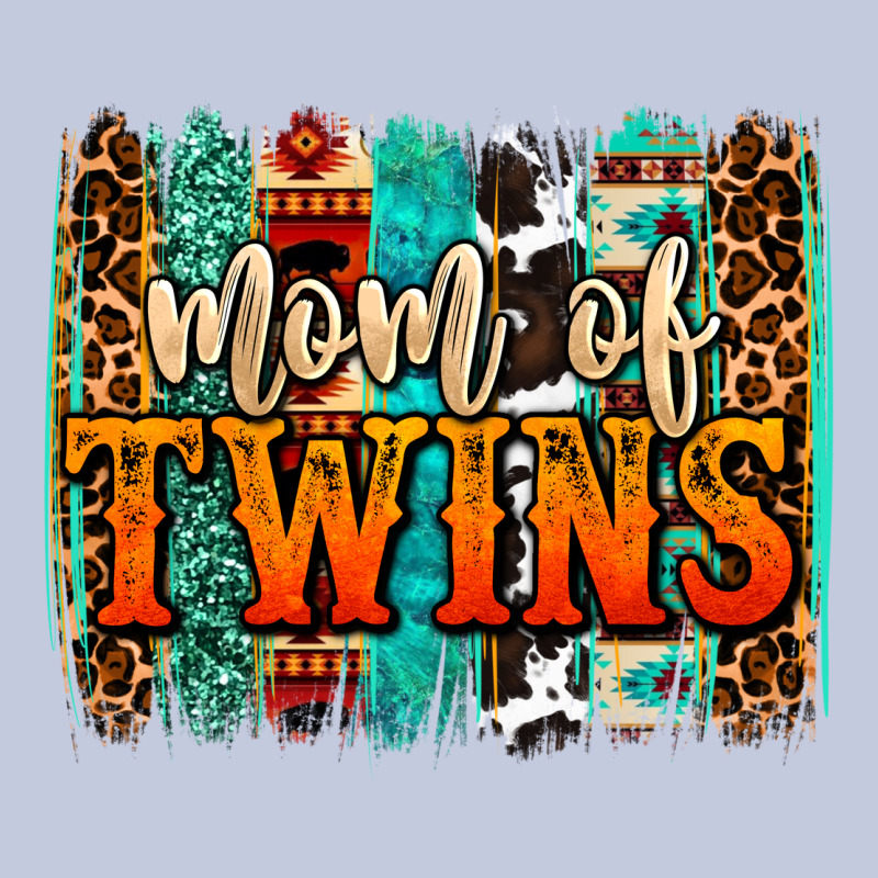Mom Of Twins Western Brushstroke Long Sleeve Tee by OliviaCreatesArt | Teevron
