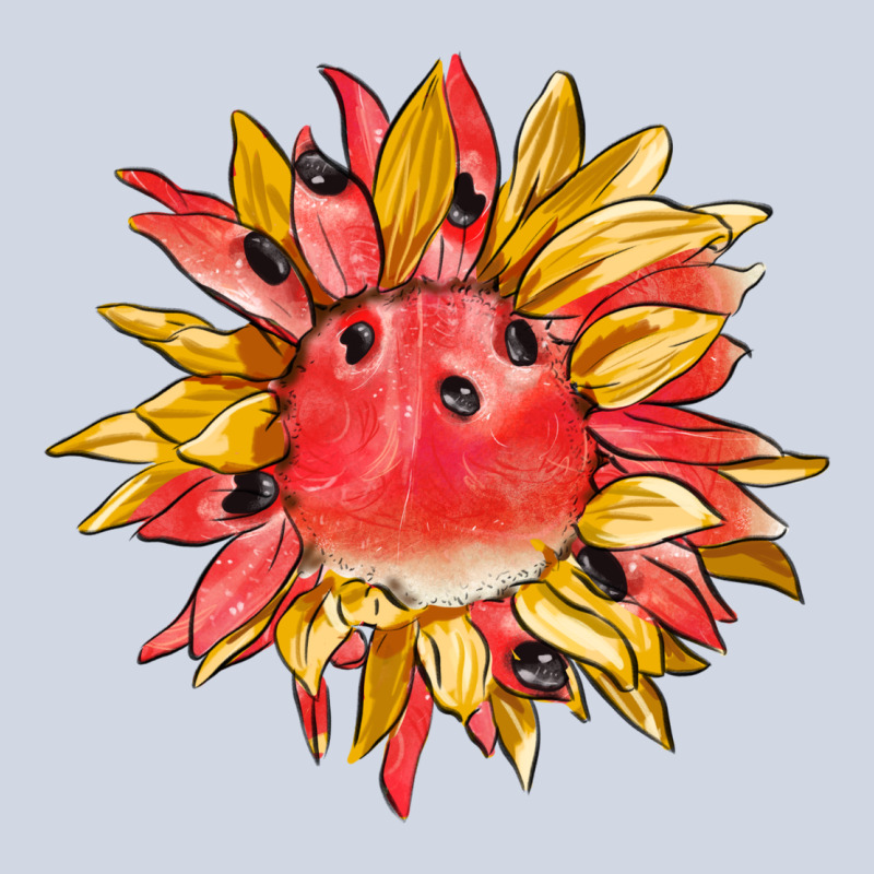 Watermelon Sunflower Premium Sweatshirt by BarkalooDesign | Teevron
