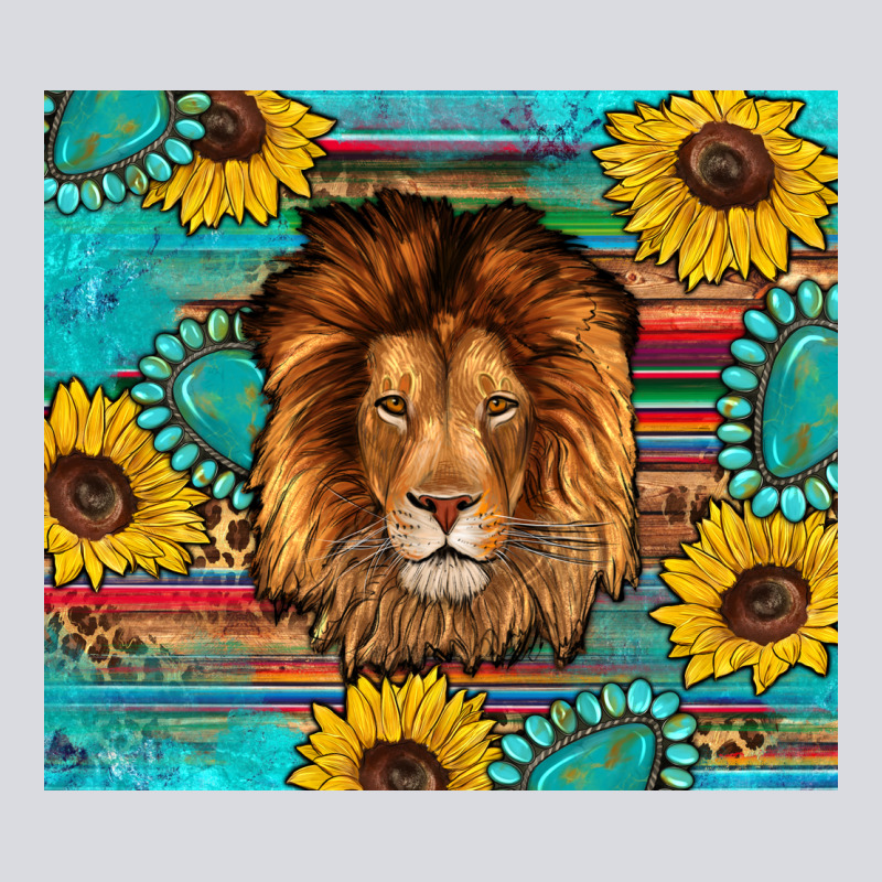 Western Lion Tumbler Zipper Hoodie by Artiststas | Teevron