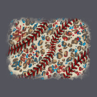 Baseball Leopard Glitter Background Vintage Hoodie | Teevron