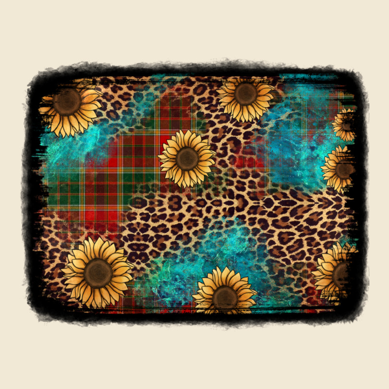 Christmas Sunflowers And Buffalo Plaid Background Premium Tee by Jasminsmagicworld | Teevron