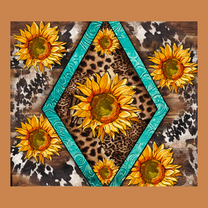 Sunflower Tumbler Heavyweight Hoodie by BarkalooDesign | Teevron