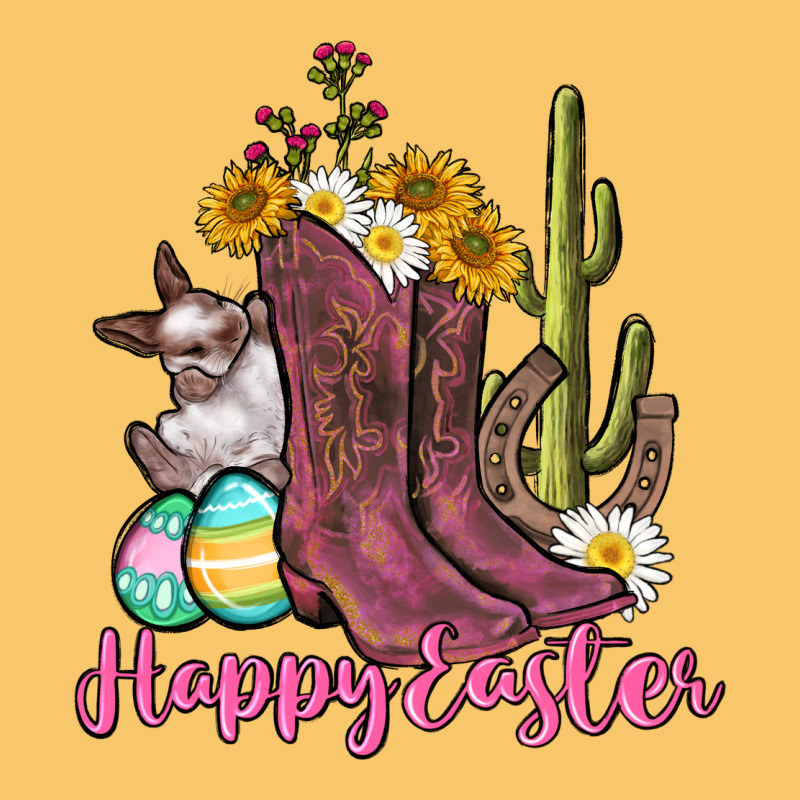 Happy Easter Western Easter Day Vintage Hoodie by CowGirlArtShop | Teevron