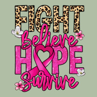 Fight Believe Hope Survive Cancer Awareness Urban Heavy Tee | Teevron