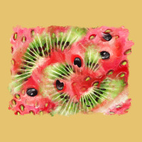 Watermelon Strawberry Kiwi Background Premium Sweatshirt | Teevron