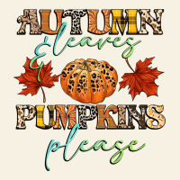 Autumn Leaves And Pumpkins Please Vintage Tee | Teevron