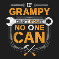 Mens Grampy Funny Handyman Fix It Fathers Day Gift Heavyweight Hoodie | Teevron