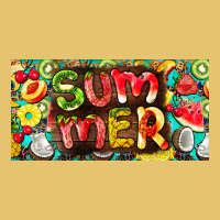 Summer With Fruits License Plate Premium Sweatshirt | Teevron