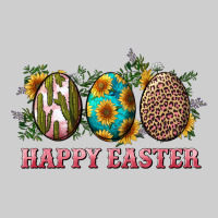Happy Easter With Western Eggs And Sunflowers Premium Tee | Teevron