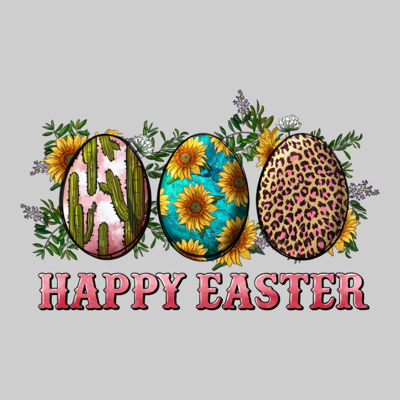 Happy Easter With Western Eggs And Sunflowers Premium Tee by RanaPortraitStore | Teevron