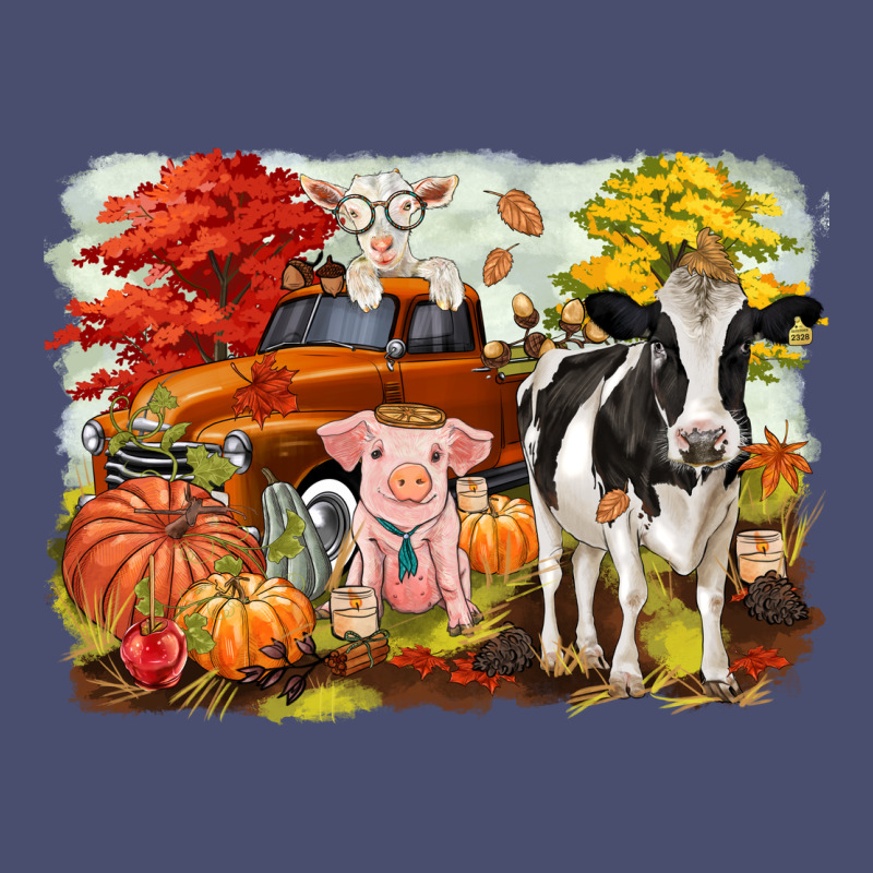 Fall Farm Animals Vintage Tee by CowGirlArtShop | Teevron