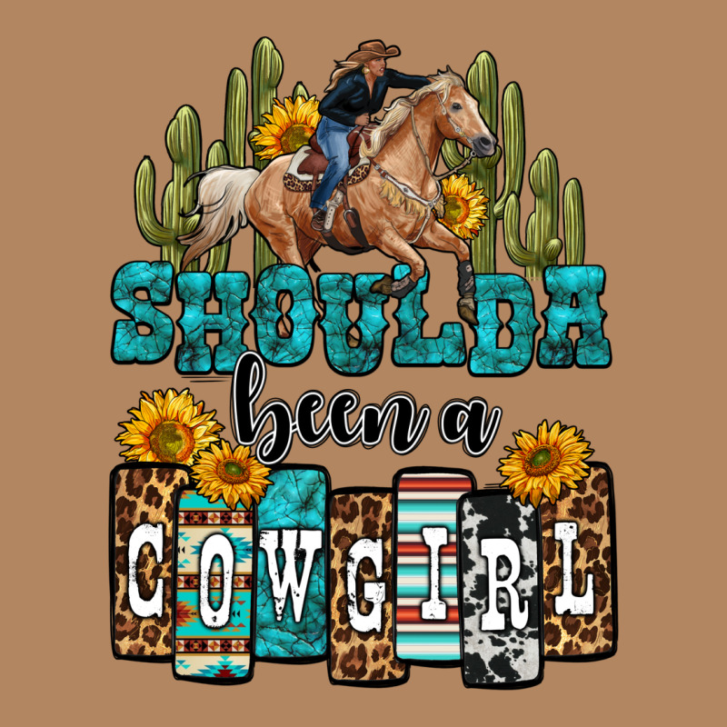 Shoulda Been A Cowgirl Long Sleeve Tee by OliviaCreatesArt | Teevron