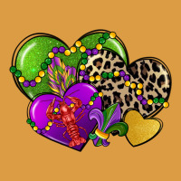 Mardi Gras Hearts Urban Heavy Tee | Teevron