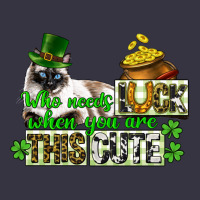 St. Patrick's Cat Who Needs Luck When You Are This Vintage Hoodie | Teevron
